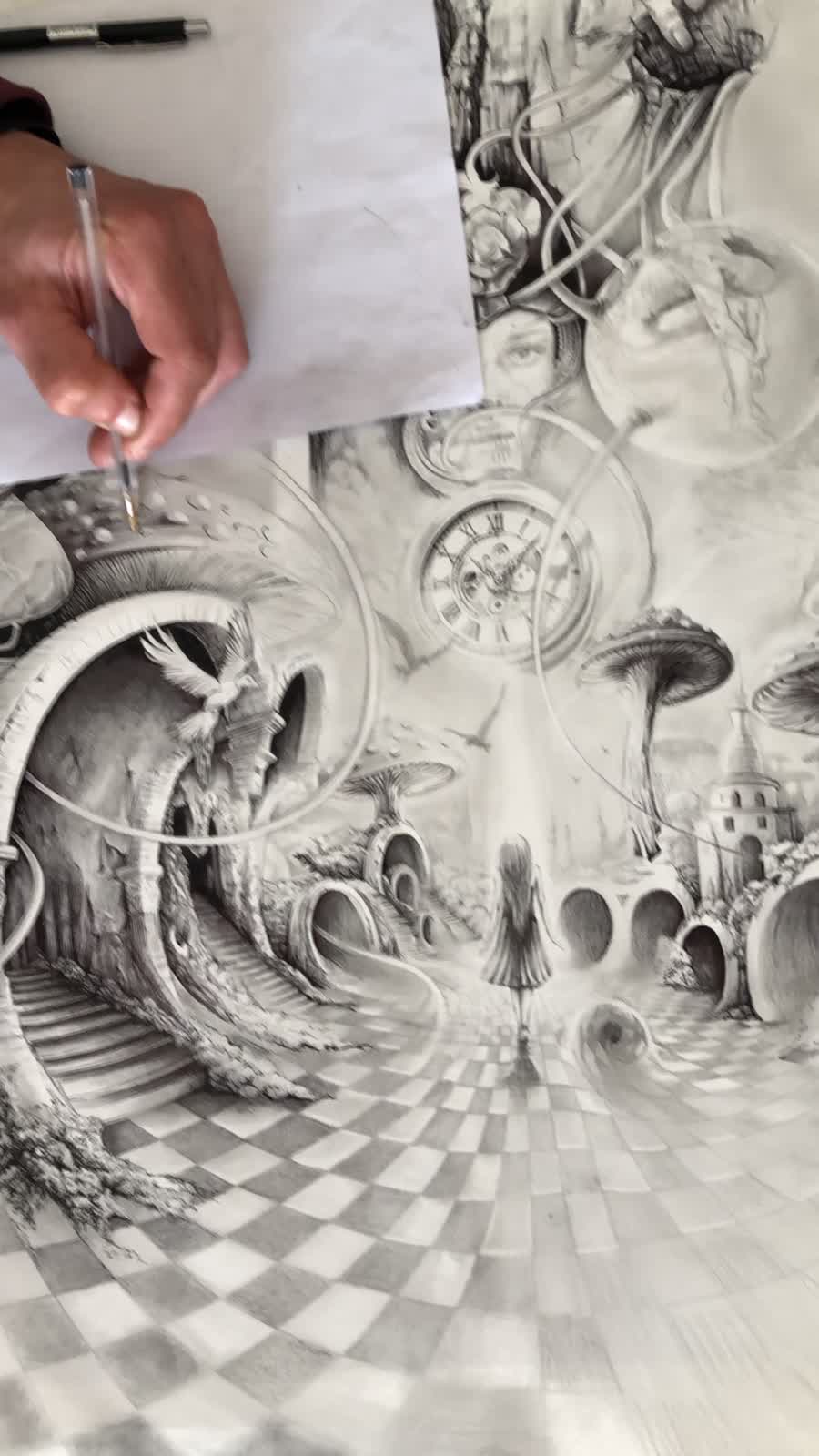 The Garden of Possible Futures process detail 8